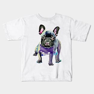 Watercolorful Frenchy Kids T-Shirt